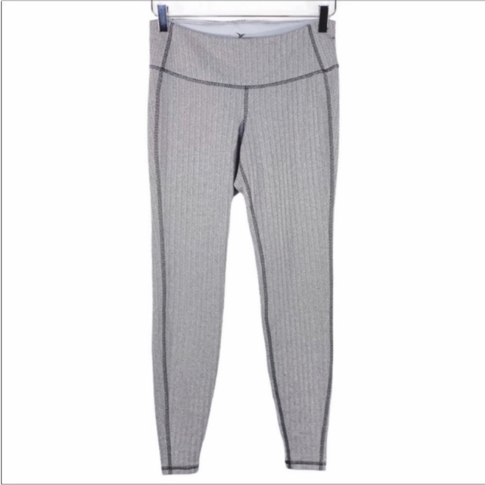 OLD NAVY ACTIVE herringbone workout leggings pants S